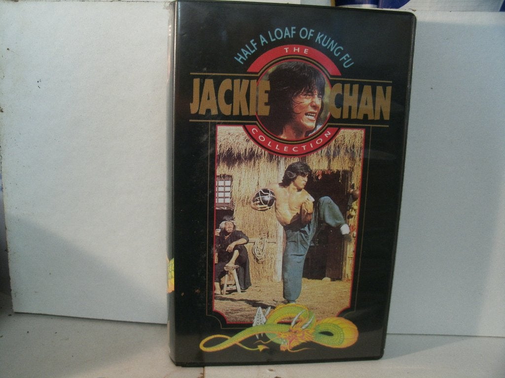 vhs 196b jackie chan half a loaf of kung fu, Cd's en Dvd's, VHS | Film, Ophalen of Verzenden, Zo goed als nieuw, Actie en Avontuur