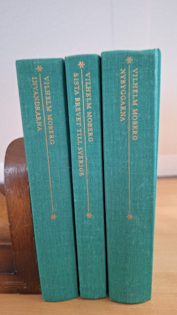 Invandrarna, Vilhelm Moberg, Zweedstalig, 3 delen, Boeken, Ophalen of Verzenden, Gelezen, Europa overig