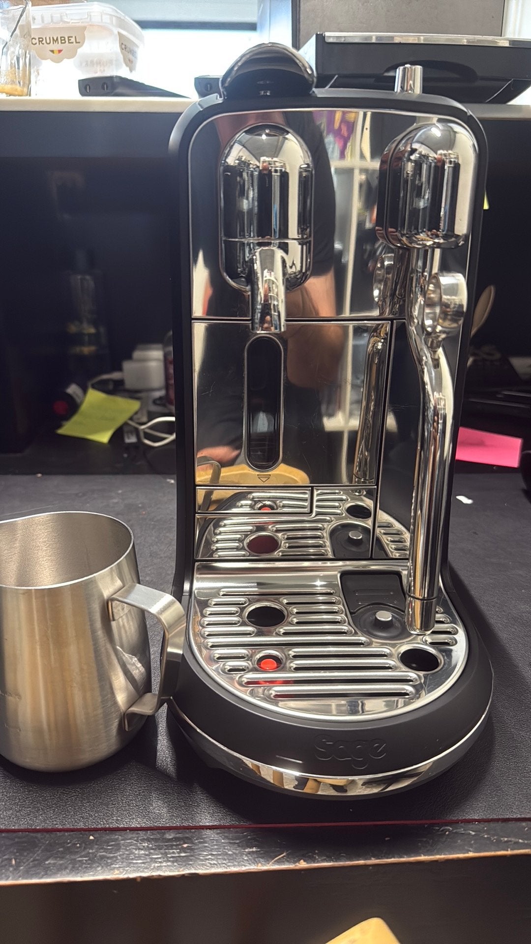 Sage Creatista Plus Nespresso, Ophalen, Zo goed als nieuw, Koffiemachine