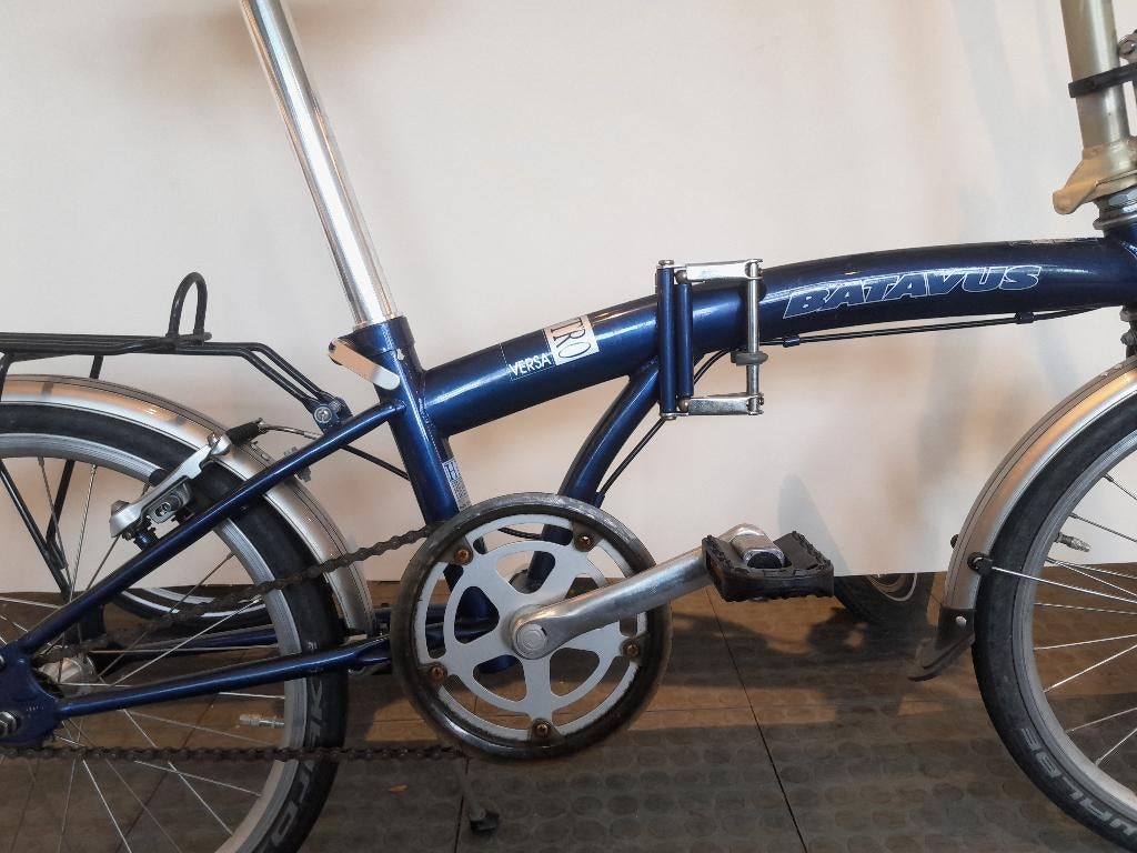 Batavus Introversa vouwfiets 20 inch – blauw  met handremmen, Fietsen en Brommers, Ophalen, 20 inch of meer, -, Velgrem