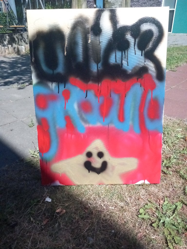 Schilderij Graffiti "UnderGround", Ophalen, Overige materialen, Overige technieken