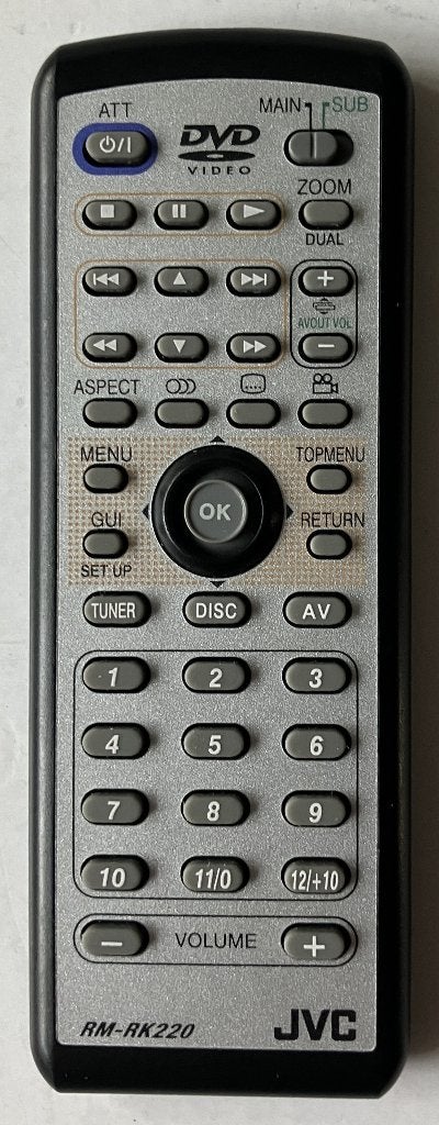 JVC afstandsbediening RM-AK220 {8034}, Ophalen of Verzenden, Gebruikt