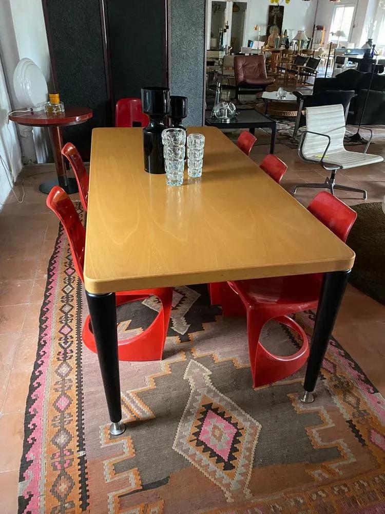 Dure design Eettafel 90x190, 200 cm of meer, Zo goed als nieuw, Rechthoekig, 50 tot 100 cm