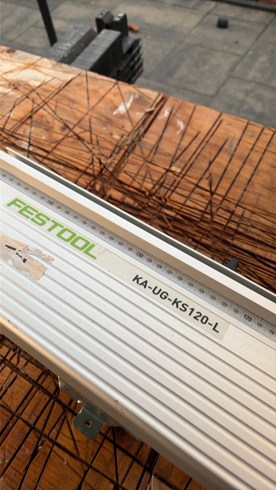 Festool KA-UG-KS120-L aanslag voor afkortzaag NIEUW, Ophalen of Verzenden, Gebruikt