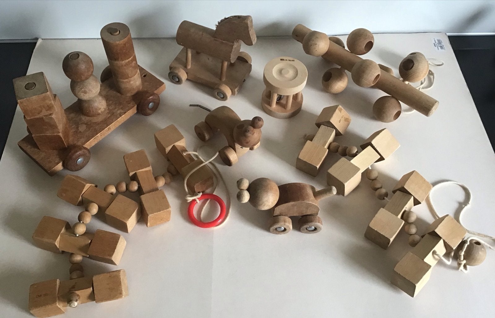 Divers houten speelgoed van JUKKA FINLAND, Ophalen of Verzenden, Gebruikt