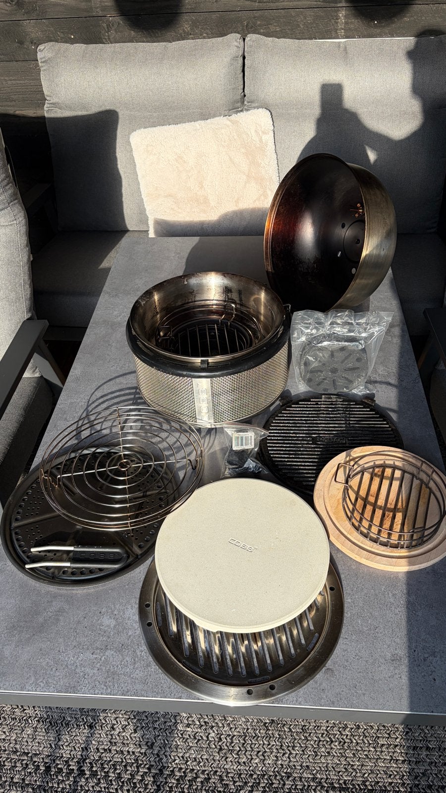 Cobb Barbecue met accessoires en draagtas, Ophalen, Gebruikt