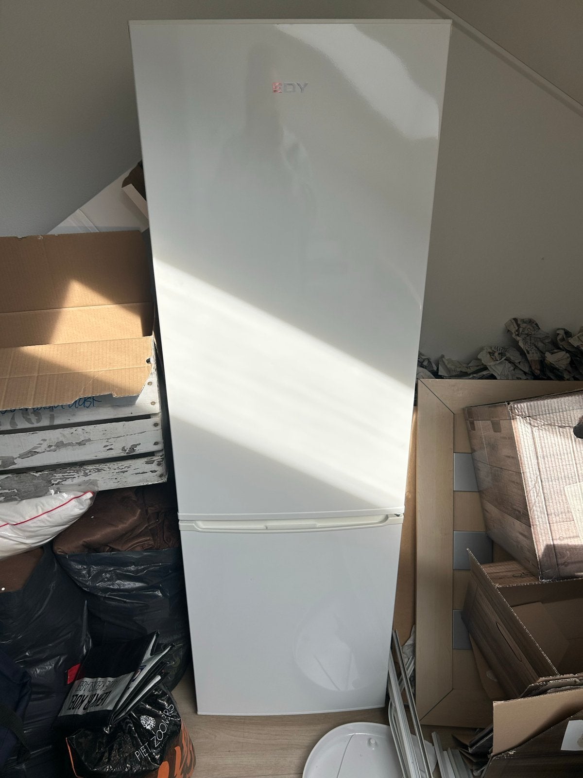 Edy Koelvriescombinatie - 168cm hoog, 56cm diep, 53.5cm bree, Ophalen, Gebruikt, Met aparte vriezer, 160 cm of meer