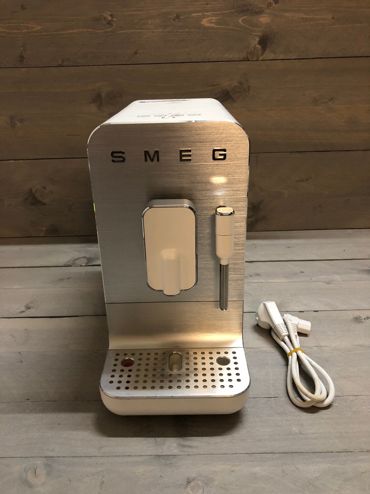 SMEG BCC12WHMEU, Witgoed en Apparatuur, Koffiezetapparaten, 10 kopjes of meer, Koffiemachine, Ophalen of Verzenden, Zo goed als nieuw