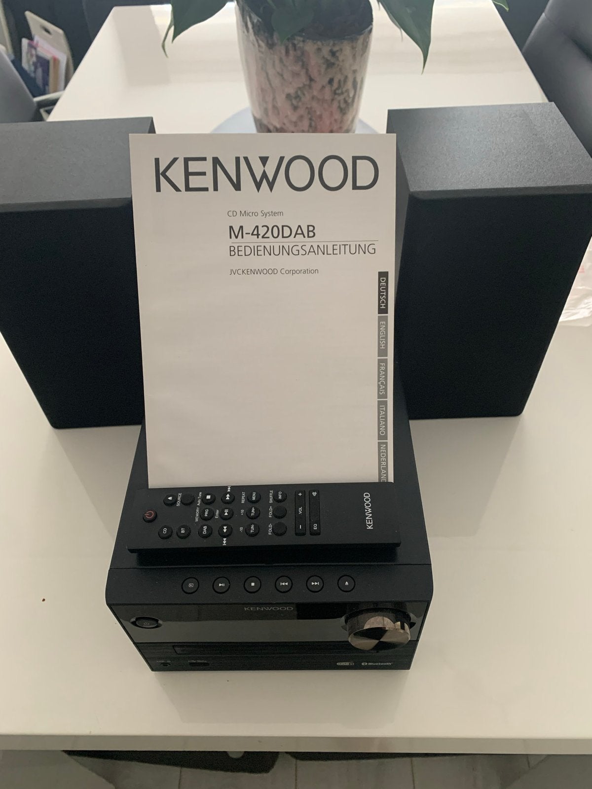 Kenwood M-420DAB CD Micro Systeem met Bluetooth, Overige merken, Ophalen of Verzenden, Zo goed als nieuw, Microset