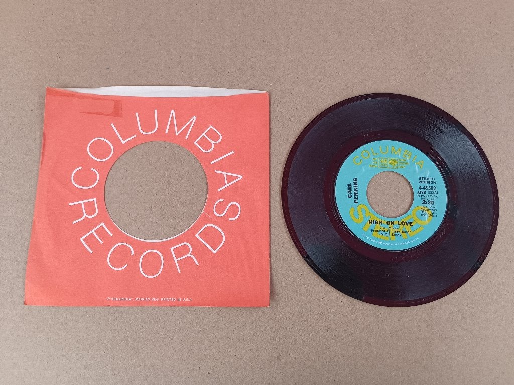 Single: Carl Perkins - High On Love (1972) USA, Verzenden, Gebruikt, 7 inch, Pop