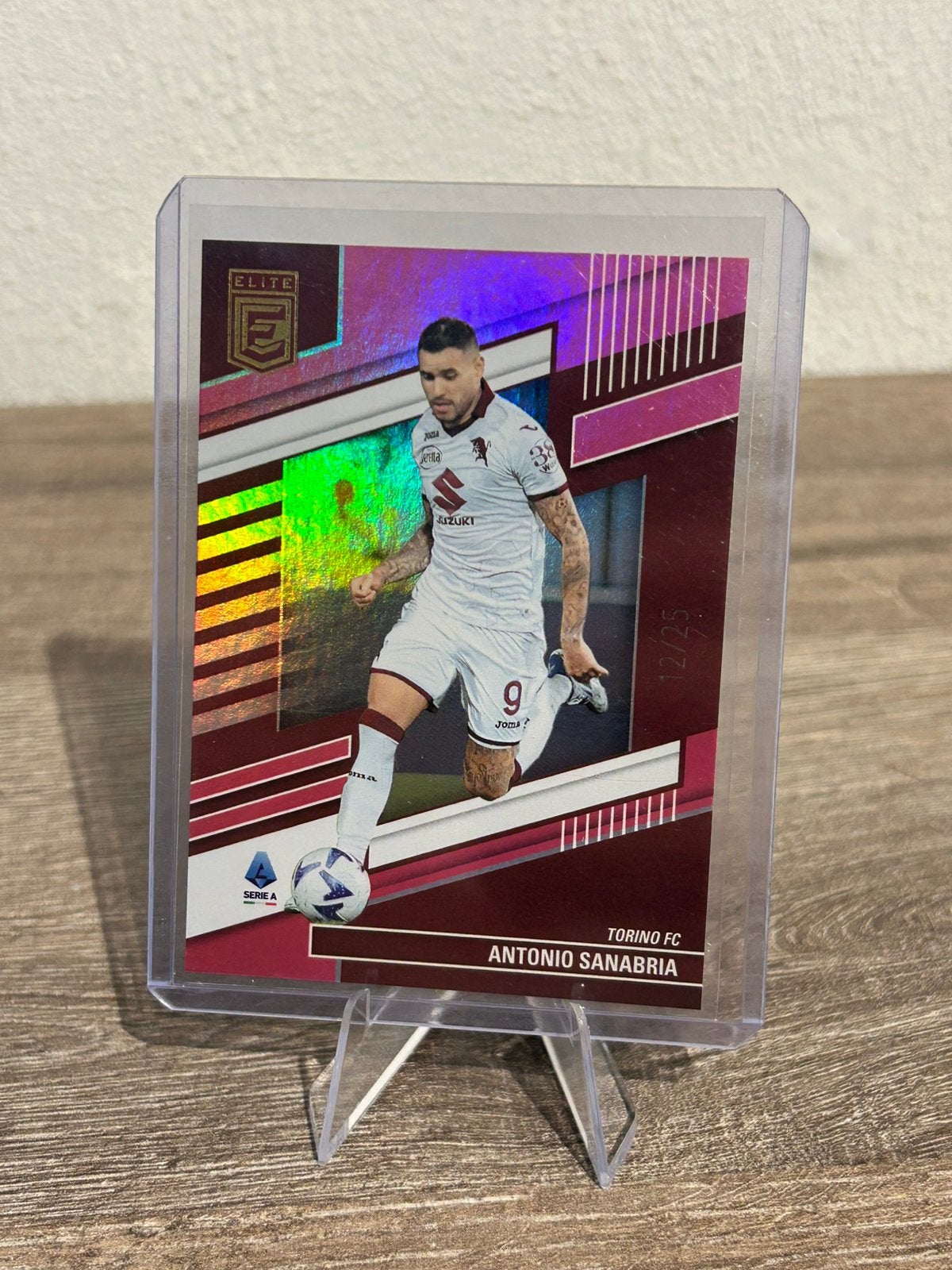 Antonio Sanabria 2022-23 Panini Donruss Elite Serie A /25, Ophalen of Verzenden, Zo goed als nieuw, Buitenlandse clubs, Poster, Plaatje of Sticker