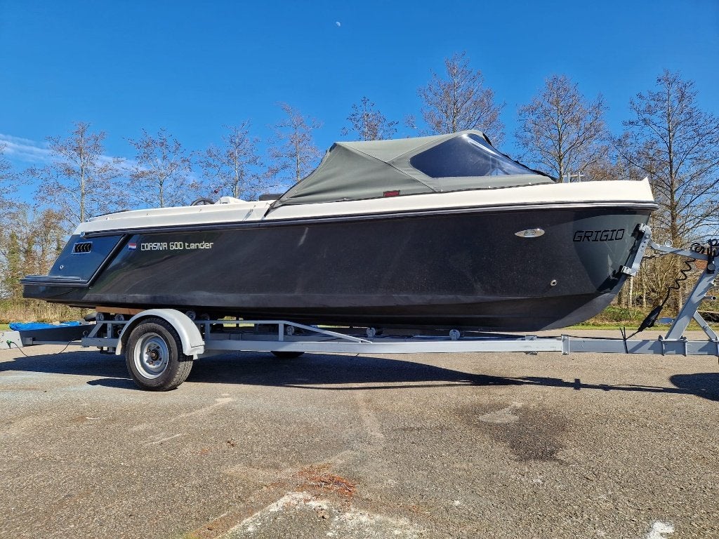 Corsiva Tender Sloep 600 met 33pk Solis binnenboordmotor, Watersport en Boten, Sloepen, Ophalen, Tender, Gebruikt, Binnenboordmotor