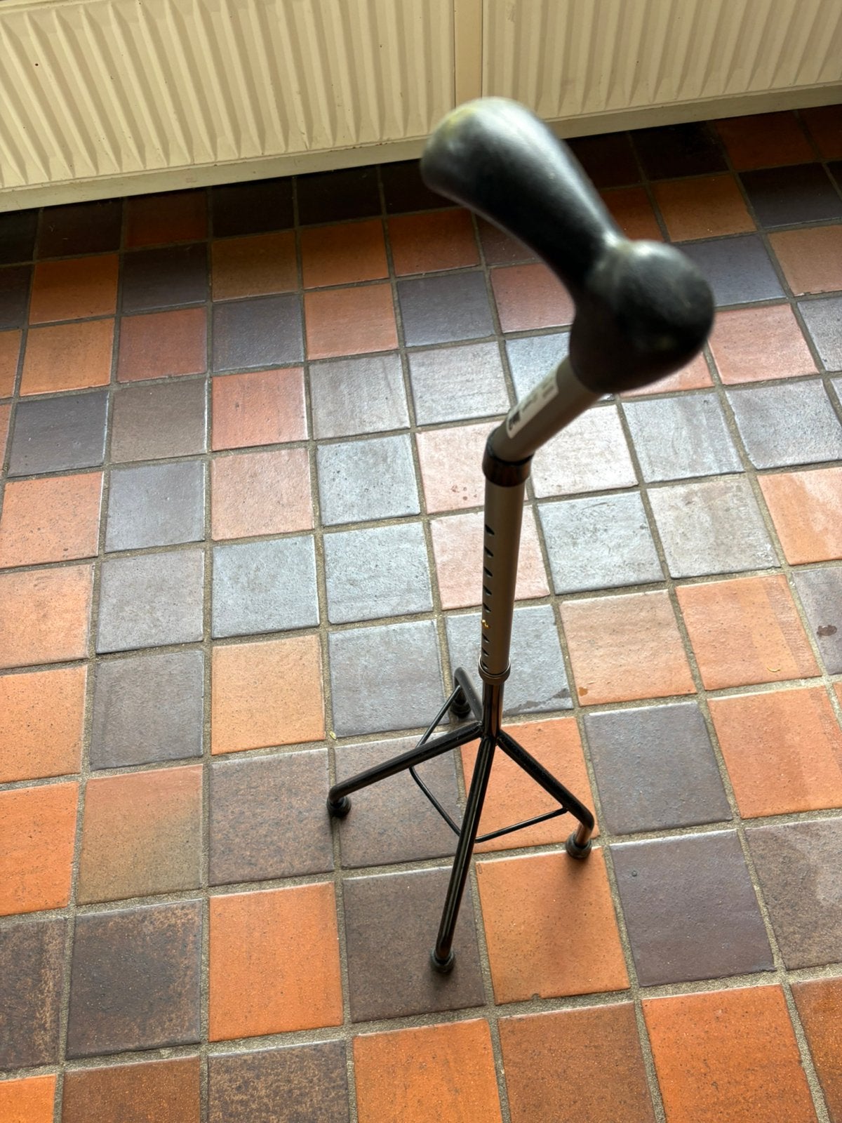 Vierpoot loopstok, Ophalen, Gebruikt
