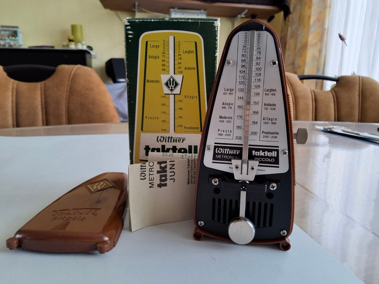 Wittner Taktell Piccolo Metronoom met originele doos, Ophalen of Verzenden