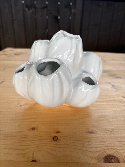 Aza Celection nieuwe tuitvaas, Huis en Inrichting, Wit, Nieuw, Steen/keramiek, 17 cm
