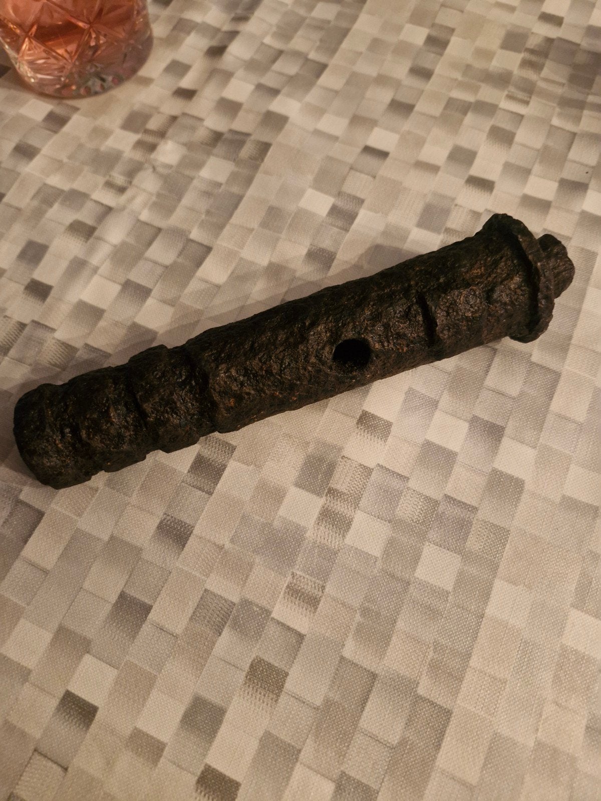Antiek Kanon  bodemvost, Ophalen of Verzenden
