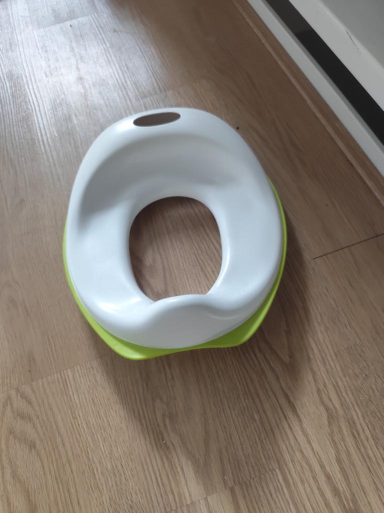 2 x Ikea Kinder wc-bril verkleiner - wit/groen, Ophalen of Verzenden, Gebruikt