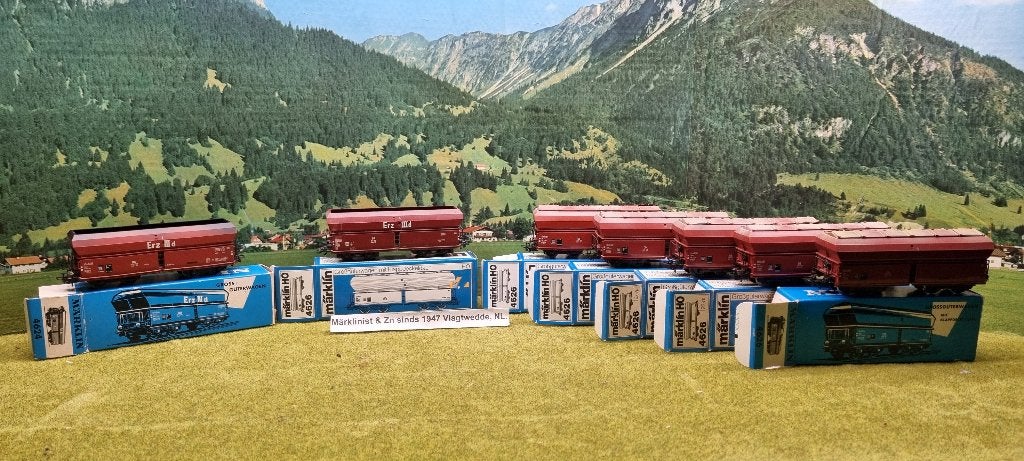 Märklin 4624/26 groot volume wagen in doos 7 x onbespeeld, Wisselstroom, Analoog, Ophalen of Verzenden, Märklin