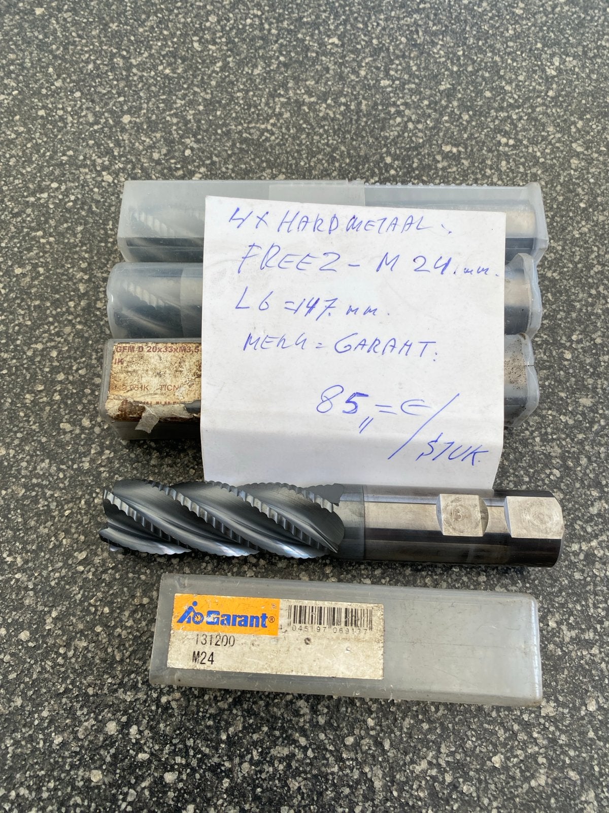 Harde metaal frees M24, L=147mm, merk Garant, Ophalen of Verzenden, Nieuw, Overige soorten