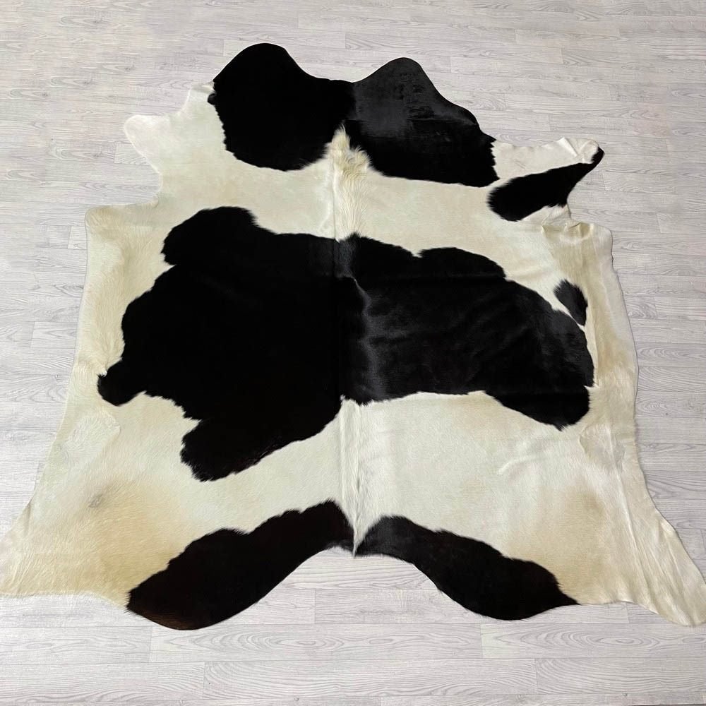 Koeienhuid zwart creme bruin 240x225cm | Lederstore, Landelijk, modern, Scandinavisch, industrieel, Zwart, 200 cm of meer, Overige vormen