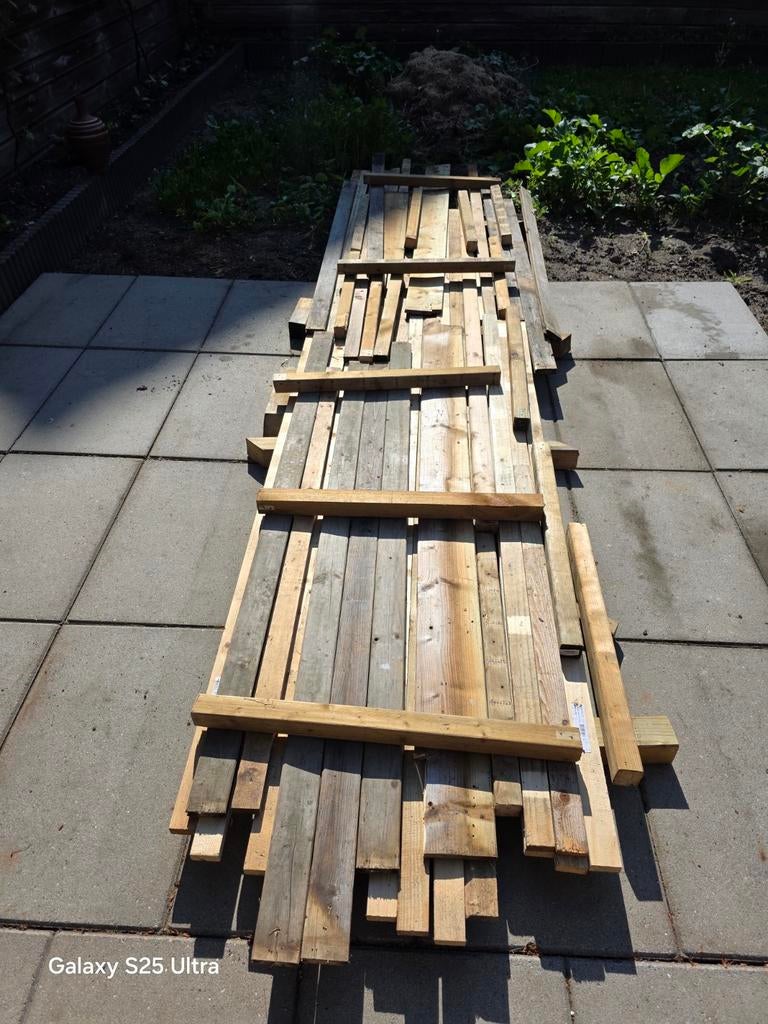 Palen.latten. planken, Tuin en Terras, Palen, Balken en Planken, Ophalen