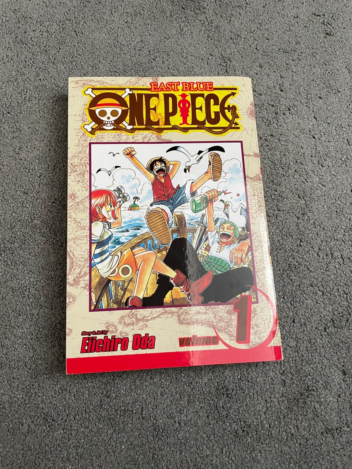 Manga One Piece vol 1 t/m 4, Boeken, Meerdere stripboeken, Ophalen of Verzenden, Zo goed als nieuw