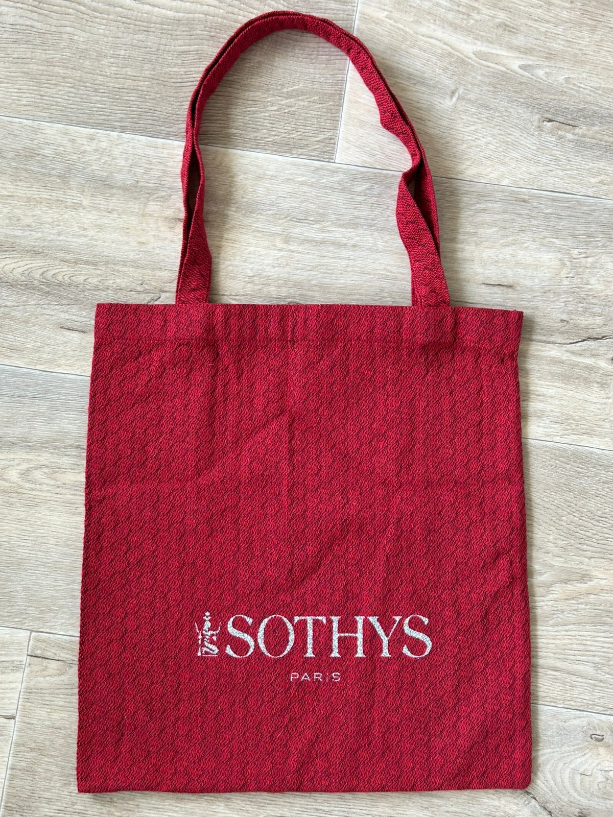 Sothys Tas - Rood Zilver - Katoen - Nieuw!, Sieraden, Tassen en Uiterlijk, Verzenden, Nieuw, Rood, Shopper