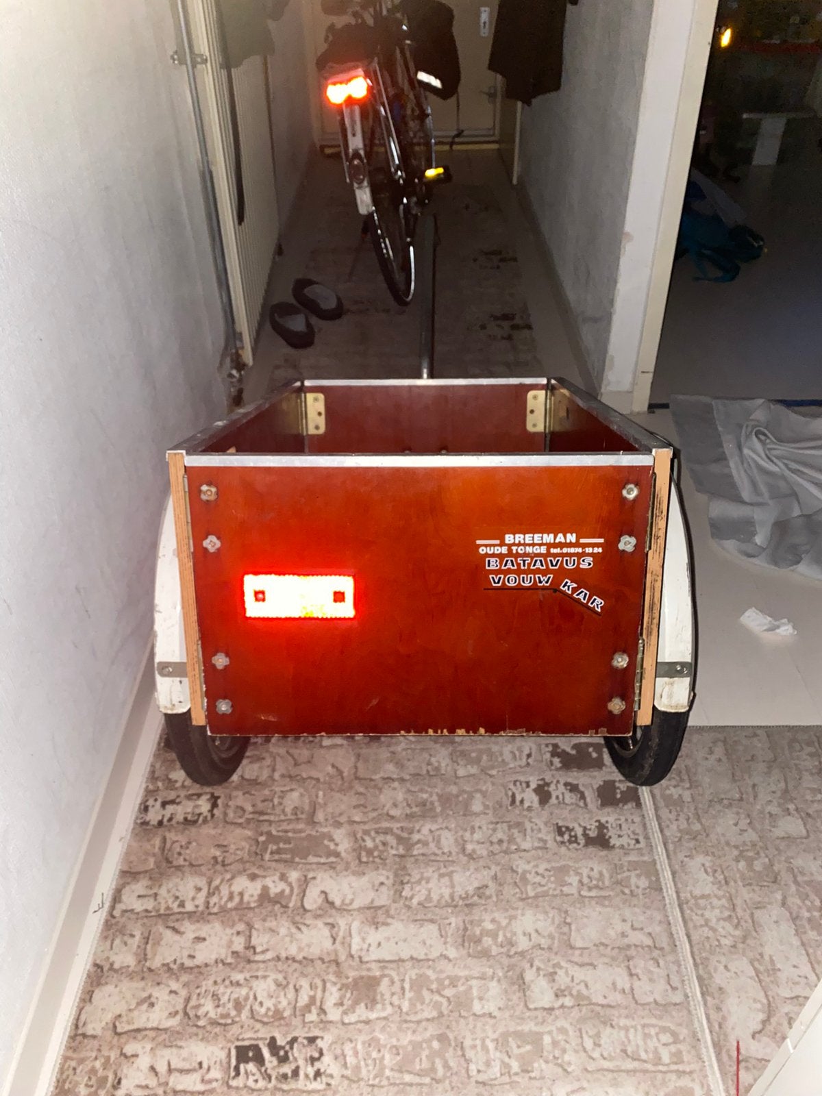 Fietsenkar, Ophalen, Gebruikt, 80 kg of meer, Opvouwbaar