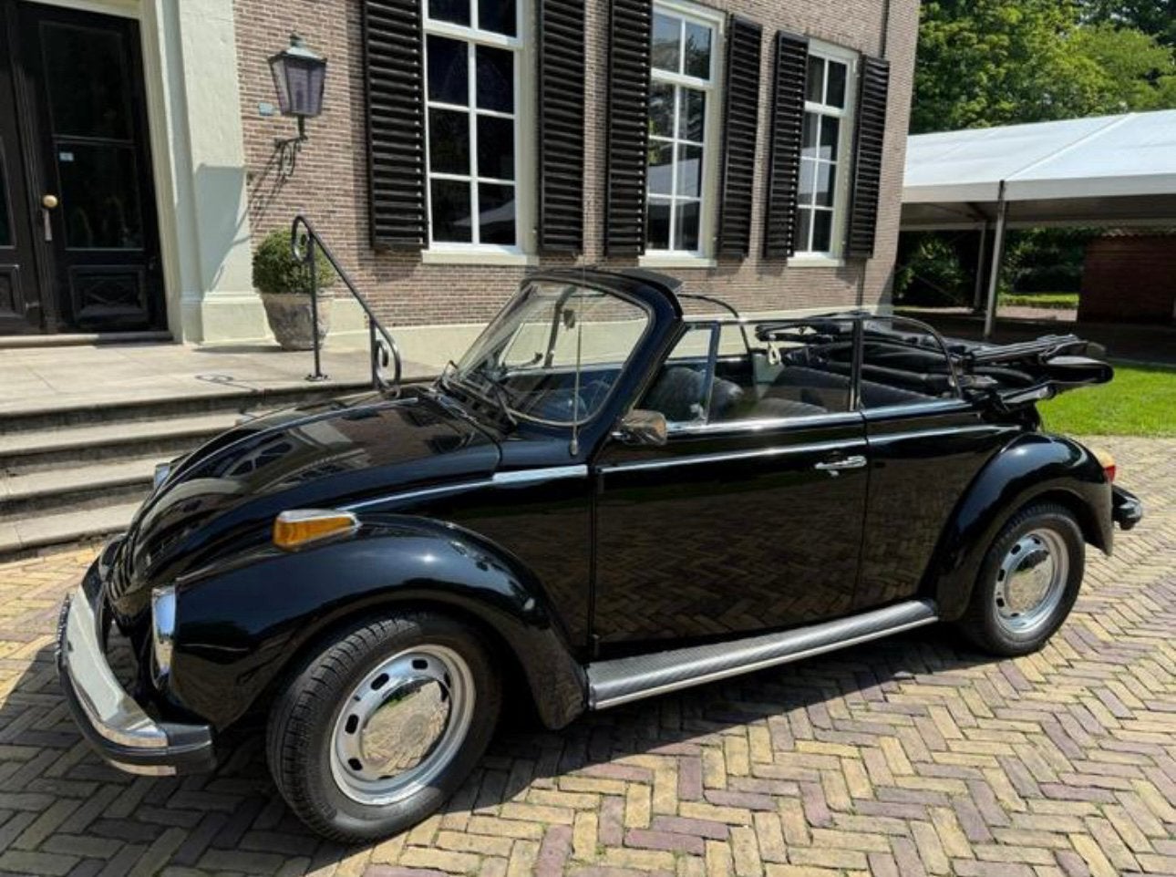 Volkswagen Kever Cabriolet Karmann 1978 Zwart, 1300 kg, Cabriolet, 4 stoelen, Zwart