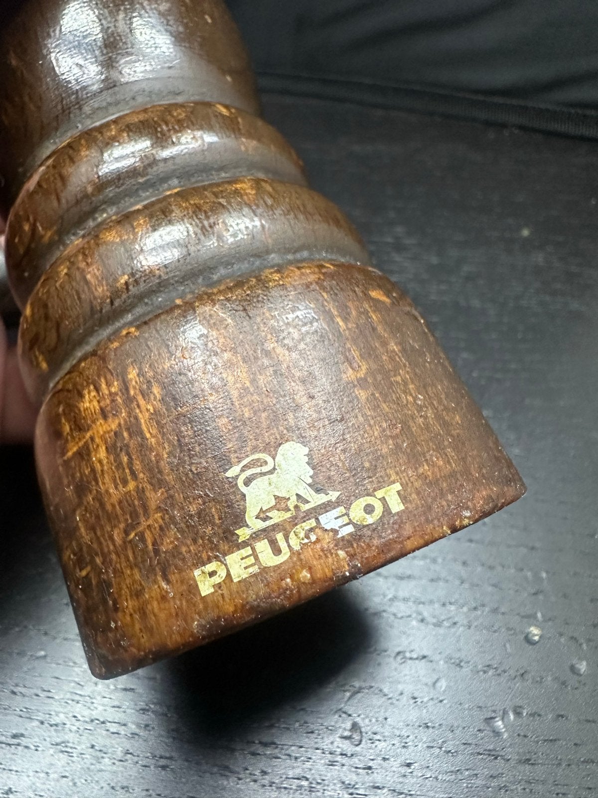 Originele Peugeot houten pepermolen - 27 cm, Ophalen of Verzenden
