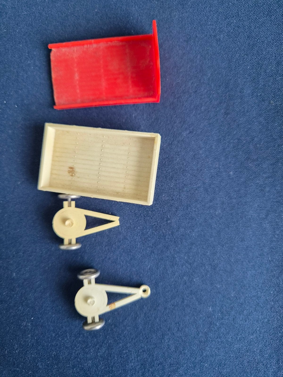 Vint. LEGO 1:87 HO schaal aanhanger onderdelen jaren '50/'6, Antiek en Kunst, Ophalen of Verzenden
