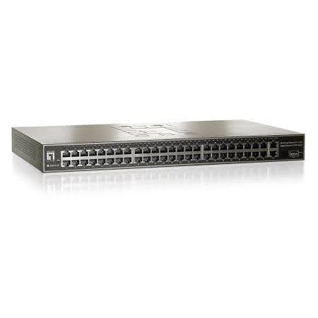 LevelOne GSW-5150 50 port switch, Verzenden, Gebruikt
