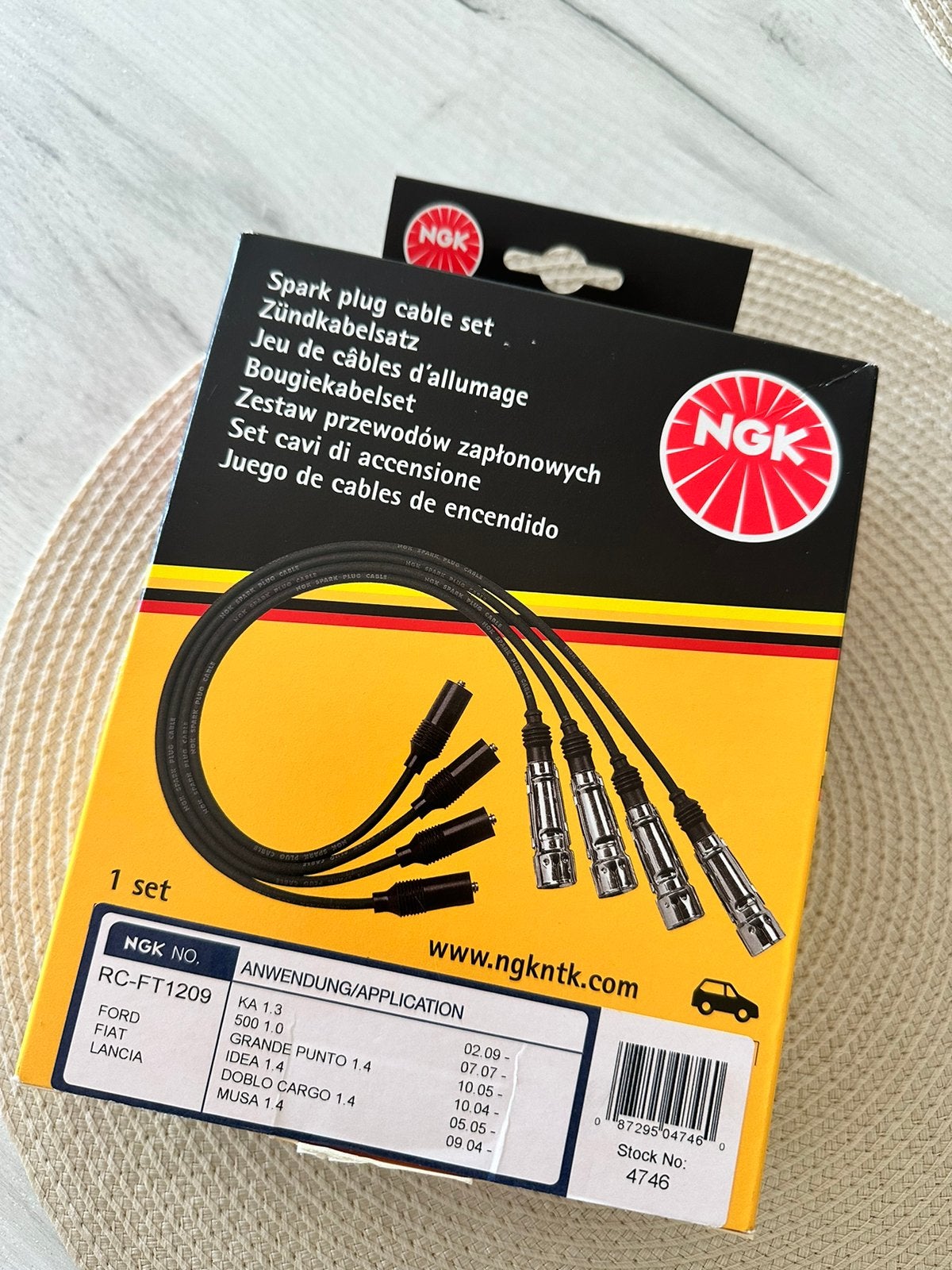 Nieuw NGK Bougiekabels 4746, Auto-onderdelen, Elektronica en Kabels, Ophalen of Verzenden, Nieuw, Lancia