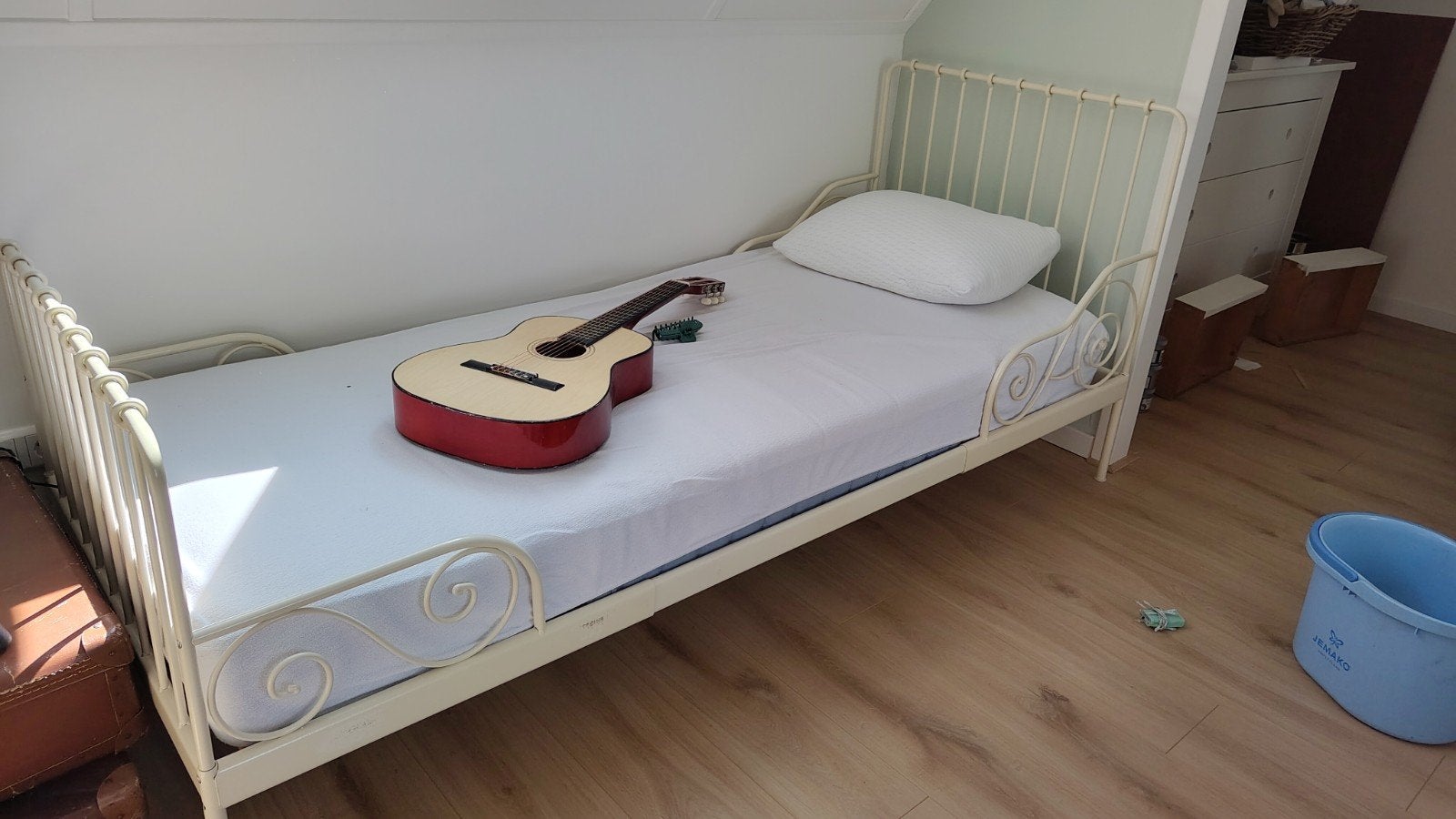 Ikea minnen meegroeibed, Huis en Inrichting, Slaapkamer | Bedden, Ophalen, Gebruikt, 90 cm, Eenpersoons