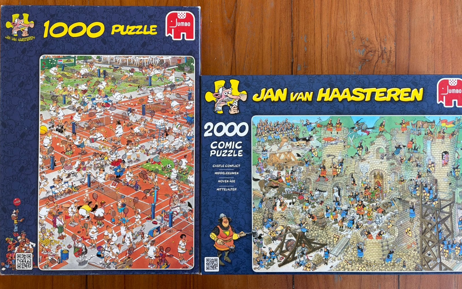 Jan van Haasteren 1000 of 2000, Hobby en Vrije tijd, Ophalen, 500 t/m 1500 stukjes, Zo goed als nieuw