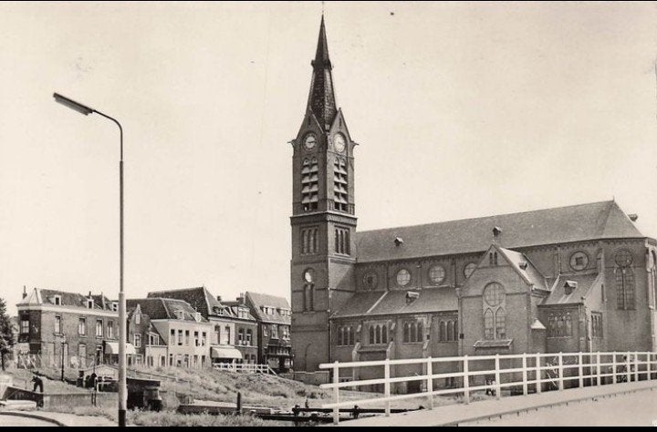 Vlaardingen Rooms Katholieke Kerk, Verzenden, 1940 tot 1960, Ongelopen, Zuid-Holland