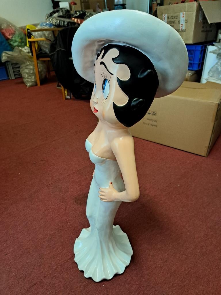Betty Boop witte hoed Nieuw, Ophalen, Nieuw