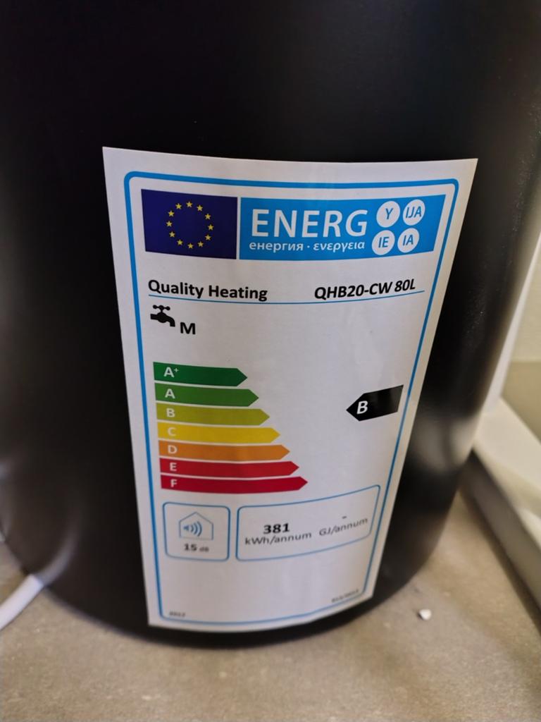 Gloednieuwe 80 liter boiler, 20 tot 100 liter, Nieuw, Minder dan 3 jaar oud, Boiler