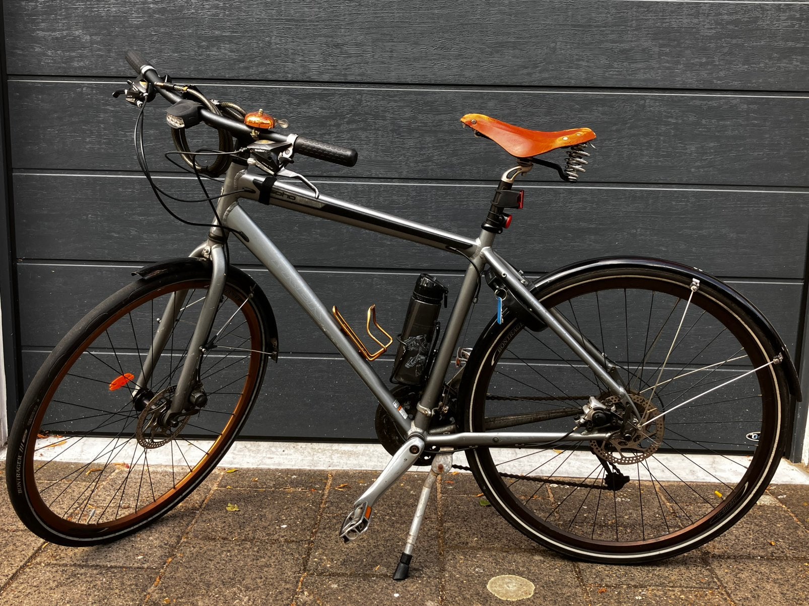 Trek Soho antraciet 21 versnellingen en schijfremmen, 28 inch, Gebruikt, 61 tot 65 cm, Meer dan 20 versnellingen