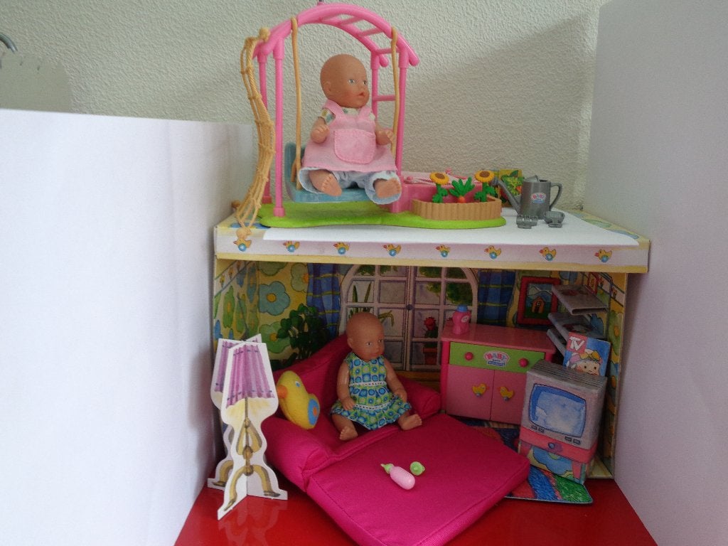 Baby Born Mini World: 2 super-mooie complete speelsets, Ophalen of Verzenden, Zo goed als nieuw, Overige typen