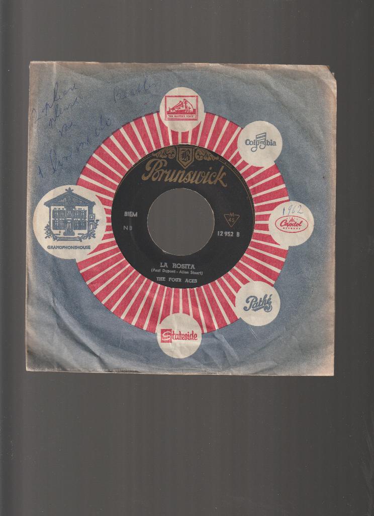 THE  FOUR  ACES  --  TELL  ME  WHY, Cd's en Dvd's, Vinyl Singles, Gebruikt, Verzenden, 7 inch, Single