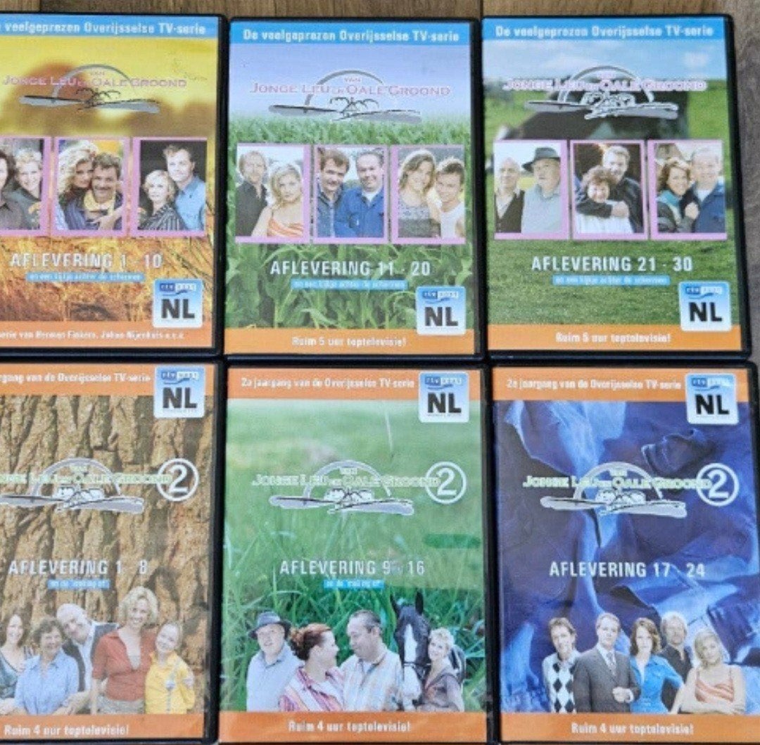 Van Jonge Leu en Oale Groond - Seizoen 1 t/m 4, Cd's en Dvd's, Ophalen of Verzenden, Zo goed als nieuw, Nederlands, Actie en Avontuur