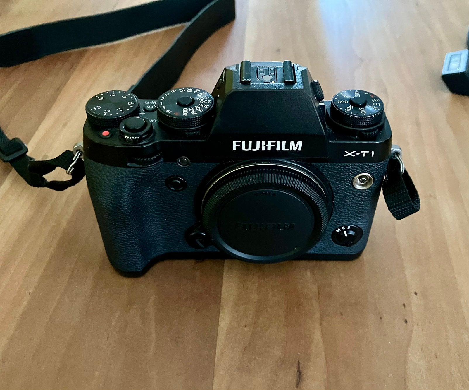 Fujifilm X-T1 body met toebehoren, Audio, Tv en Foto, Fotocamera's Digitaal, Gebruikt, Ophalen of Verzenden, Fujifilm, Draagriem