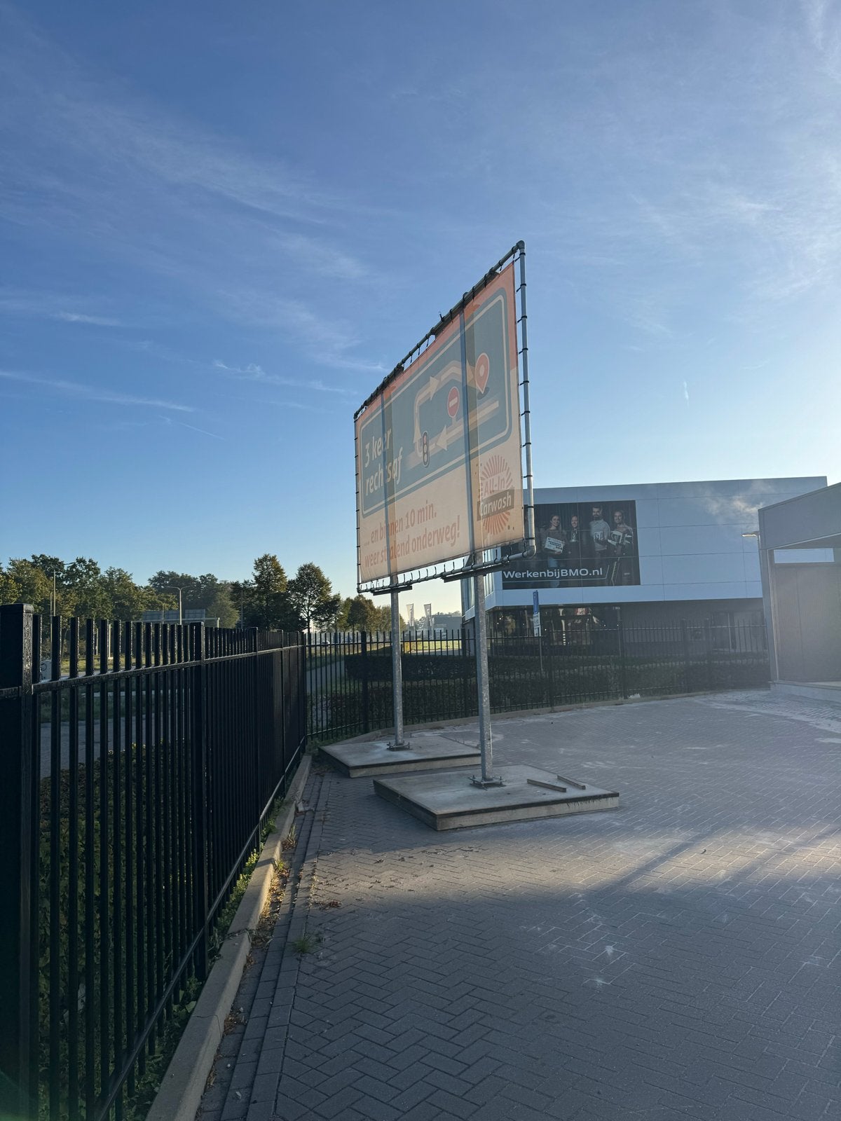 Groot Reclamebord / Billboard te Koop, Ophalen