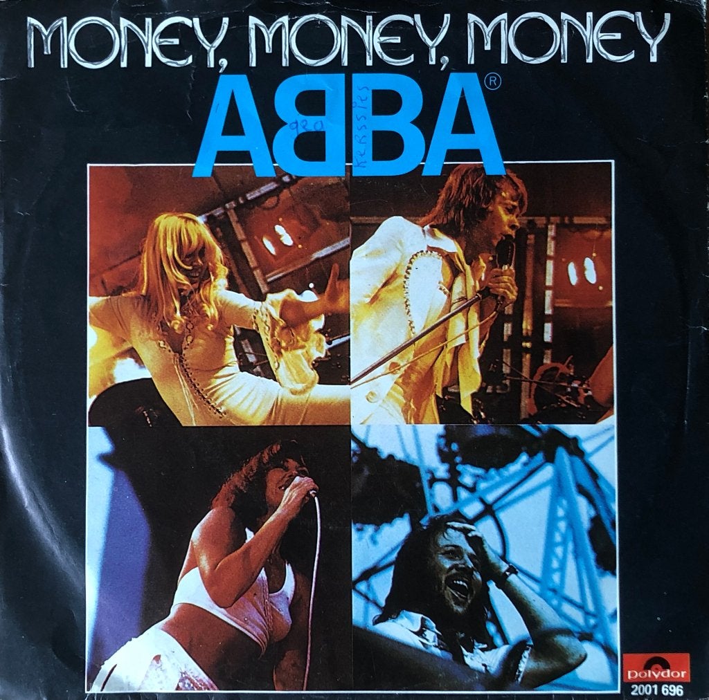 1976	ABBA	Money Money Money, 7 inch, Zo goed als nieuw, Pop, Fotohoes