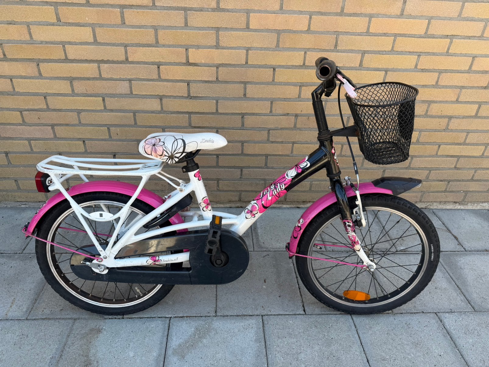 18” meisjes fiets, Ophalen, Zo goed als nieuw, 18 inch