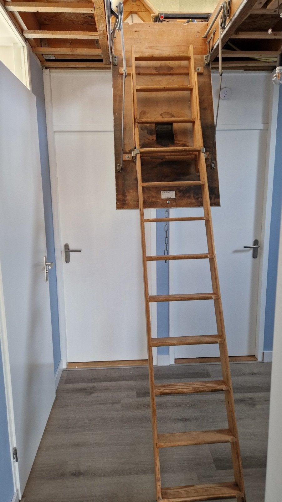 Flizotrap voor plafondhoogte +/- 244cm, Doe-het-zelf en Verbouw, Ophalen, Gebruikt, Trap, Opvouwbaar of Inschuifbaar