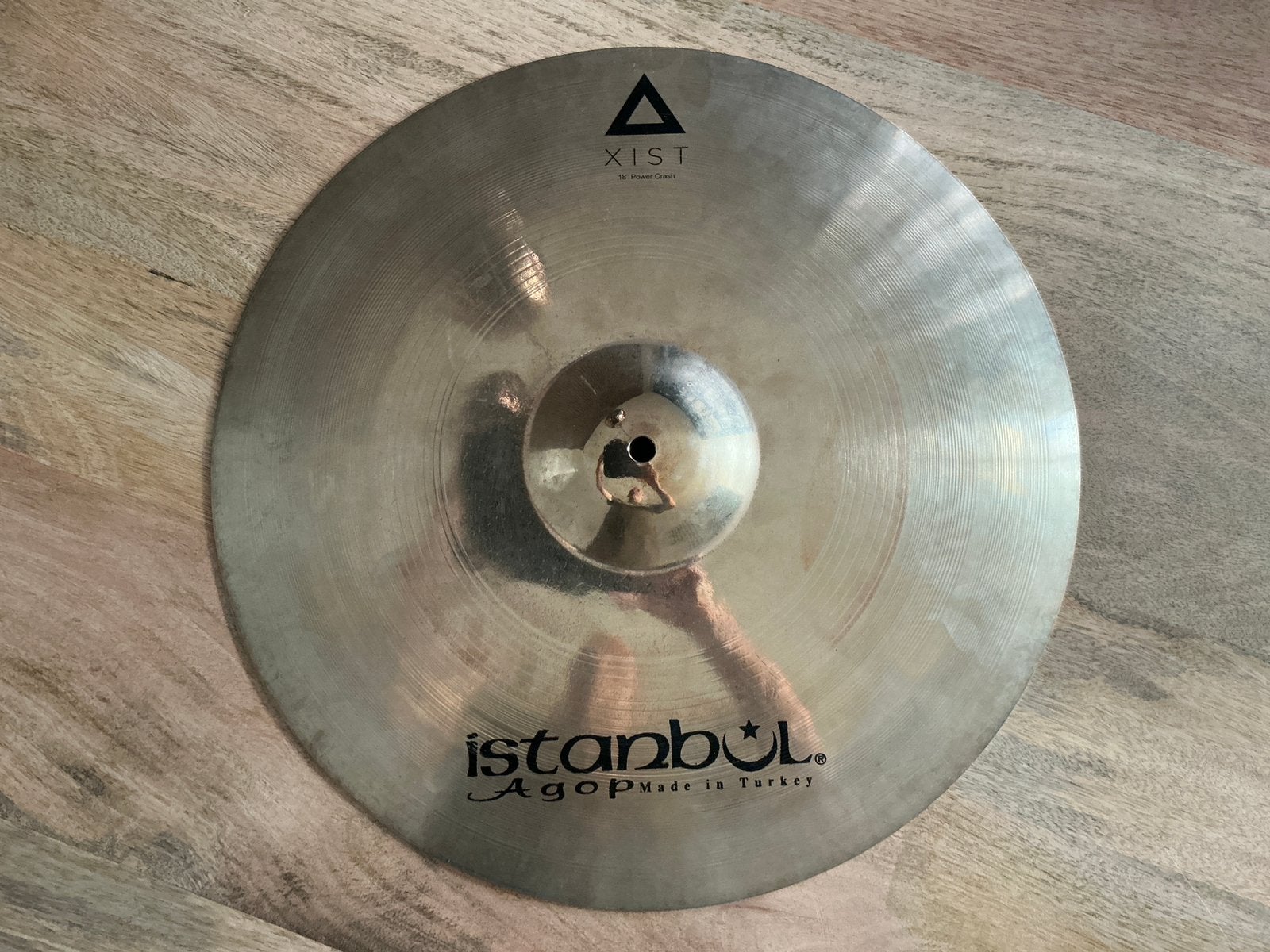Istanbul Agop Xist Power crash 18”, Ophalen of Verzenden, Gebruikt, Drums of Percussie