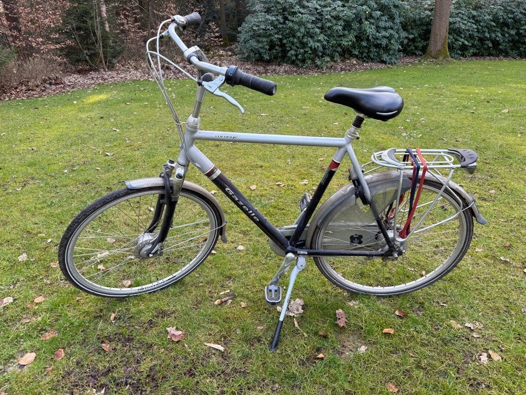 Gazelle herenfiets, Ophalen, Gebruikt, Versnellingen, 57 tot 61 cm