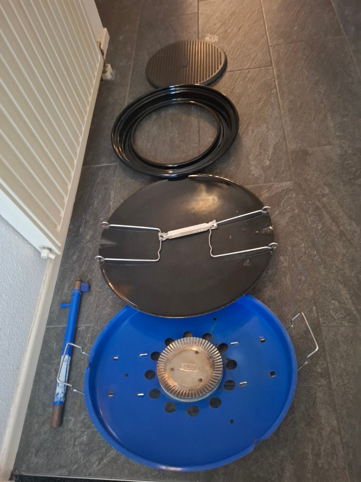 Cadac Skottelbraai met diverse accessoires, Caravans en Kamperen, Kampeeraccessoires, Ophalen of Verzenden, Gebruikt